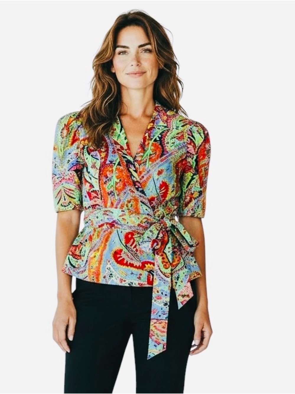 NWT RHODE Christine Wrap Top